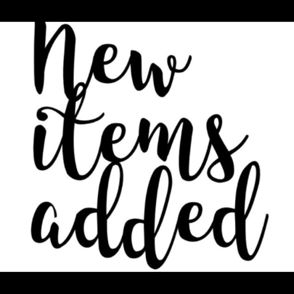 New items listed in my closet!